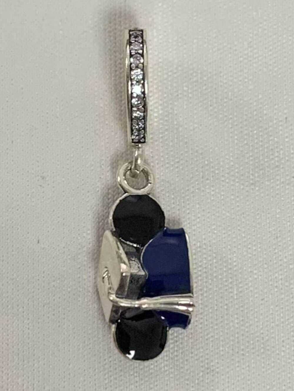 Pandora Disney Parks Mickey Graduation Cap Dangle Charm, S925 Silver Jewelry